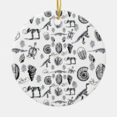 Fossielen Keramisch Ornament (Voorkant)