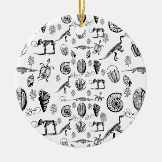 Fossielen Keramisch Ornament (Voorkant)