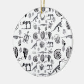 Fossielen Keramisch Ornament (Links)
