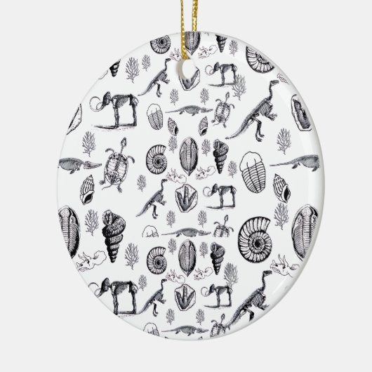 Fossielen Keramisch Ornament (Links)