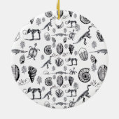 Fossielen Keramisch Ornament (Achterkant)