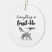 Fossielen Keramisch Ornament (Links)