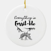 Fossielen Keramisch Ornament (Achterkant)