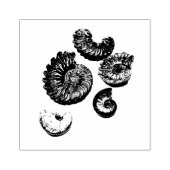 fossielen rubberstempel (Afrduk)