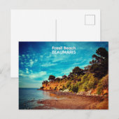 Fossielstrand, Beaumaris Briefkaart (Voorkant / Achterkant)