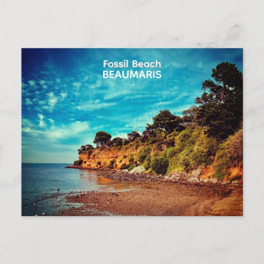 Fossielstrand, Beaumaris Briefkaart (Voorkant)