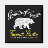 Fossil Butte National Monument Beer Magneet (Voorkant)