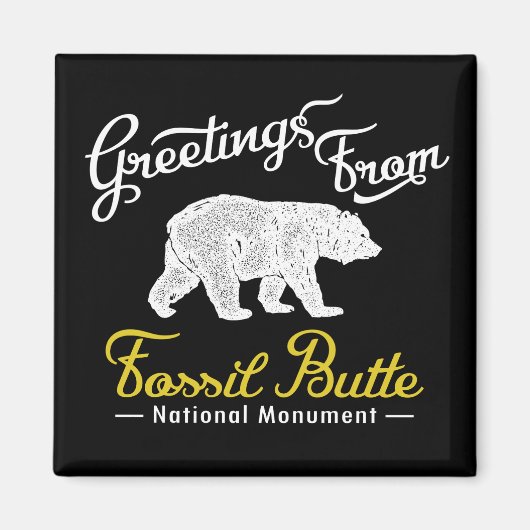 Fossil Butte National Monument Beer Magneet (Voorkant)