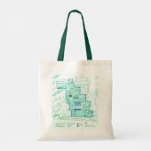 Fossil Butte, Natuurpad, Tote Bag (Achterkant)