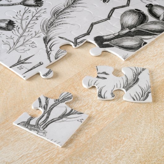 Fossil Coral Geology Minerals Polypi Legpuzzel (Zijkant)