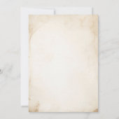 Fossil Dig Dinosaur Birthday Party Kaart (Achterkant)