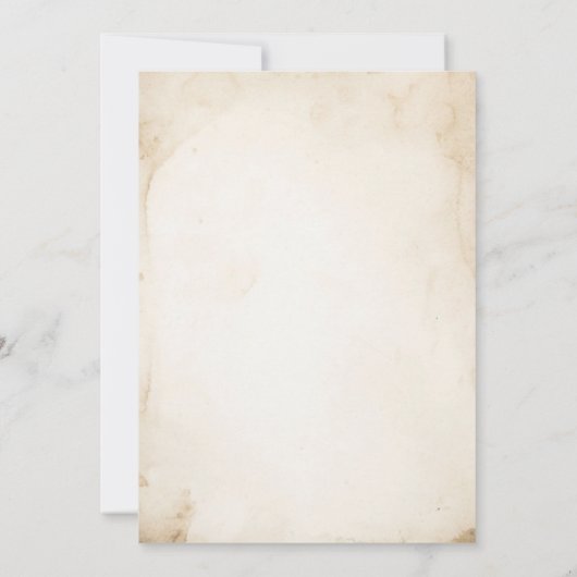 Fossil Dig Dinosaur Birthday Party Kaart (Achterkant)