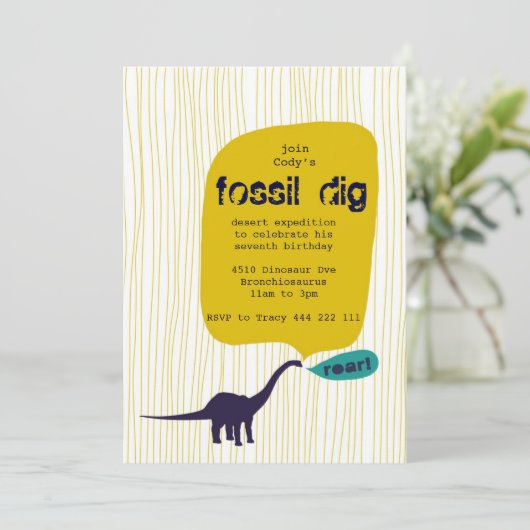 Fossil Dig Kaart (Staand voorkant)