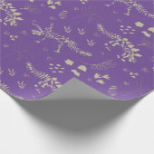 Fossil Digging Dinosaur Brown and beige Cadeaupapier (Hoek)