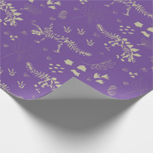 Fossil Digging Dinosaur Brown and beige Cadeaupapier