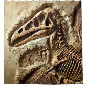 Fossil Douchegordijn (Voorkant)