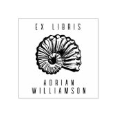 Fossil EX LIBRIS Custom Name Library Rubberstempel (Afrduk)