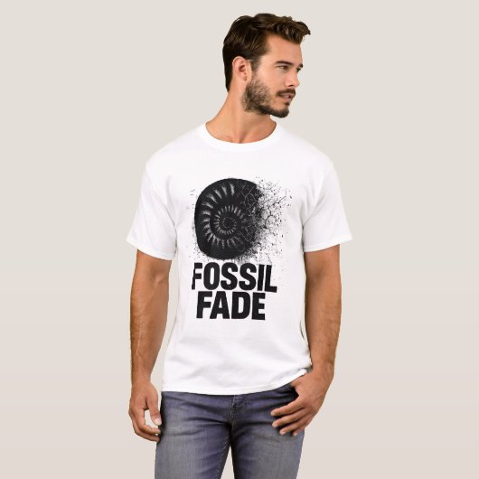 Fossil Fade T-shirt (Voorkant volledig)