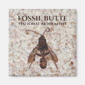 Fossil, Fossil Lake, Fossil Butte NM, Wyoming Magneet (Voorkant)