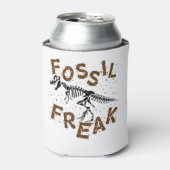 Fossil Freak Paleontology Dinosaur Botten Blikjeskoeler (Blikje Voorkant)