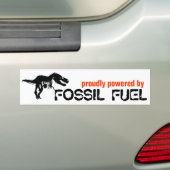 Fossil Fueled 2 Bumpersticker (Op auto)