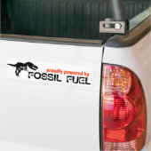 Fossil Fueled 2 Bumpersticker (Op Truck)