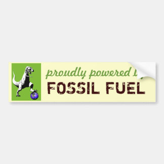 Fossil Fueled Bumpersticker
