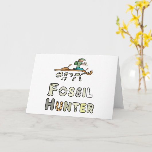 Fossil Hunter Kaart (Gele Bloem)