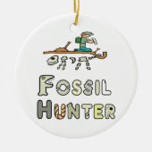 Fossil Hunter Keramisch Ornament (Voorkant)
