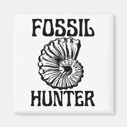 Fossil Hunter Magneet (Voorkant)