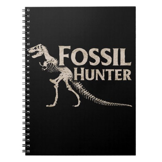 Fossil Hunter Paleontology Dinosaur Fossils Notitieboek (Voorkant)