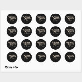 Fossil Hunter Paleontology Dinosaur Fossils Ronde Sticker (Vel)