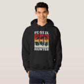 Fossil Hunter paleontoloog prehistorisch Hoodie (Voorkant volledig)