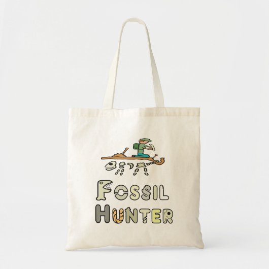 Fossil Hunter Tote Bag (Voorkant)