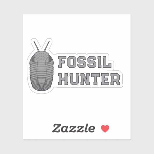 Fossil Hunter Trilobite Sticker (Vel)