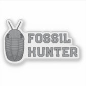 Fossil Hunter Trilobite Sticker (Voorkant)