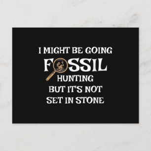 Fossil Hunting , for Paleontologists & Geologist . Briefkaart