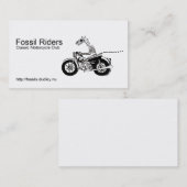 Fossil Riders Visitekaartje (Voorkant / Achterkant)