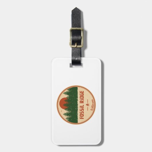 Fossil Ridge Wilderness Colorado Bagagelabel (Voorkant verticaal)