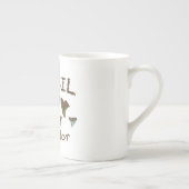 Fossil Shark Teeth Porselein Kop (Rechts)