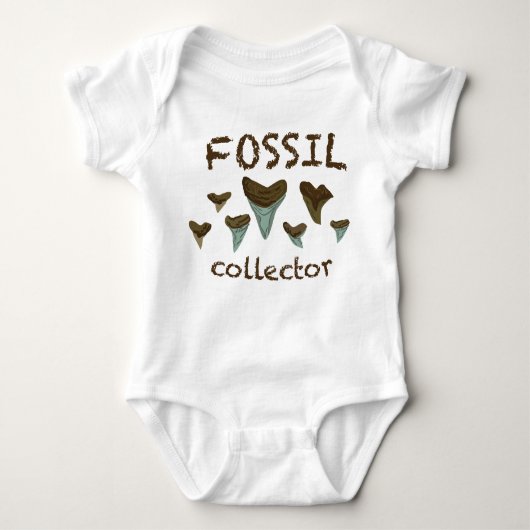 Fossil Shark Teeth Romper (Voorkant)