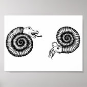 Fossil: Snakestone of Ammonite? Poster (Voorkant)