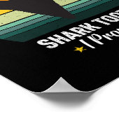 Fossil Teeth nog maar één keer, haaienfoto die ik  Poster (Hoek)