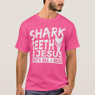 Fossil Tooth Hunter Design for an Shark Tooth Hunt T-shirt