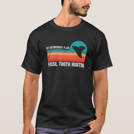 Fossil tooth Hunter for Fossil Tooth Collector 23 T-shirt (Voorkant)