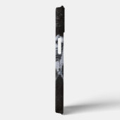 Fossil White Fish op zwarte achtergrond Case-Mate iPhone Case (Achterkant / Rechts)