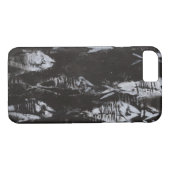 Fossil White Fish op zwarte achtergrond Case-Mate iPhone Case