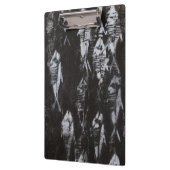 Fossil White Fish op zwarte achtergrond Klembord (Links)