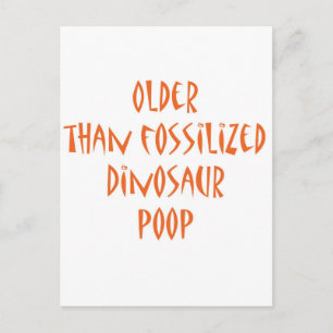 Fossilized Dinosaur Poop Briefkaart