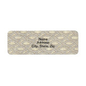 FOSSILIZED JESUS FISH ETIKET (Voorkant)